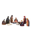 Krybbefigurer, 12-delers sett, liten, farget