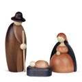 Krybbescene, liten, farget