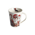 Krus, julehunder, H.11cm, 35cl