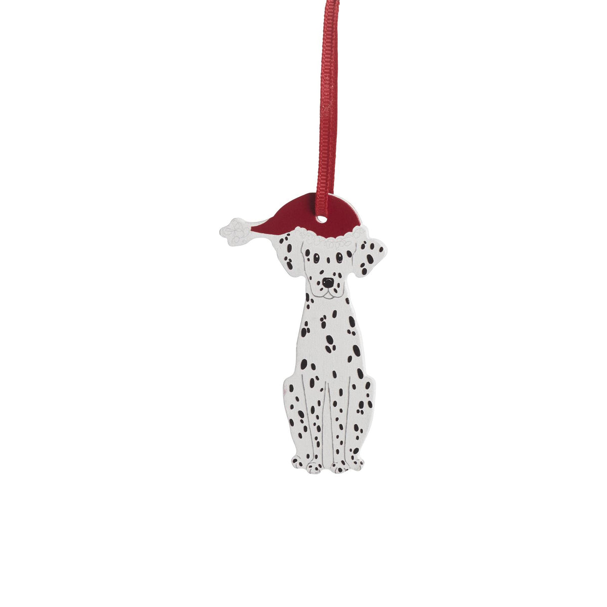 Tre-ornament, dalmatiner, H.8cm