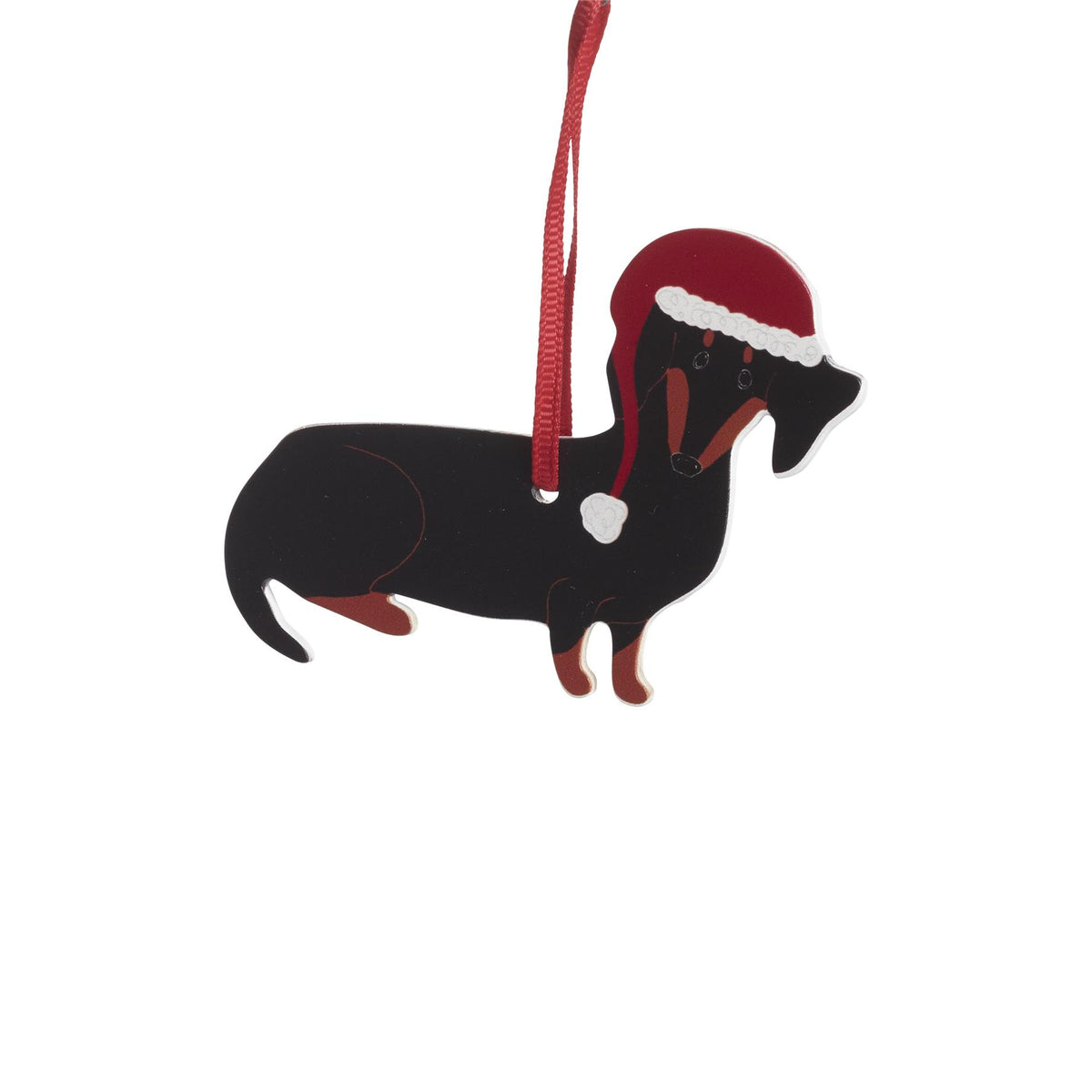 Tre-ornament, langhund, L.8,5cm