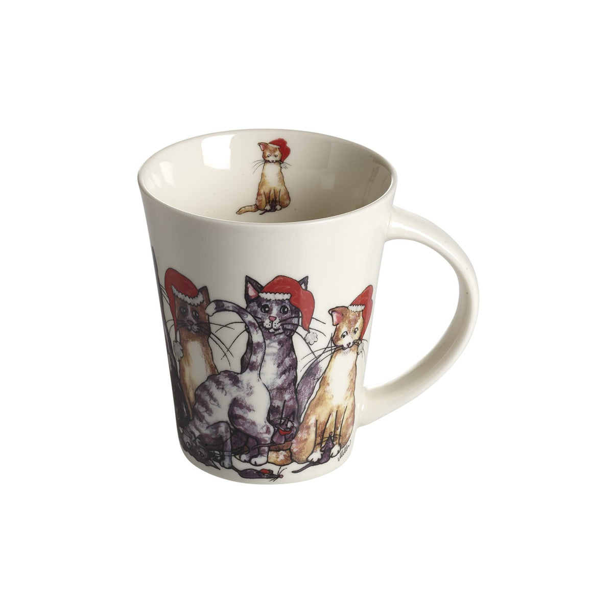Krus, julekatter, H.11cm, 35cl
