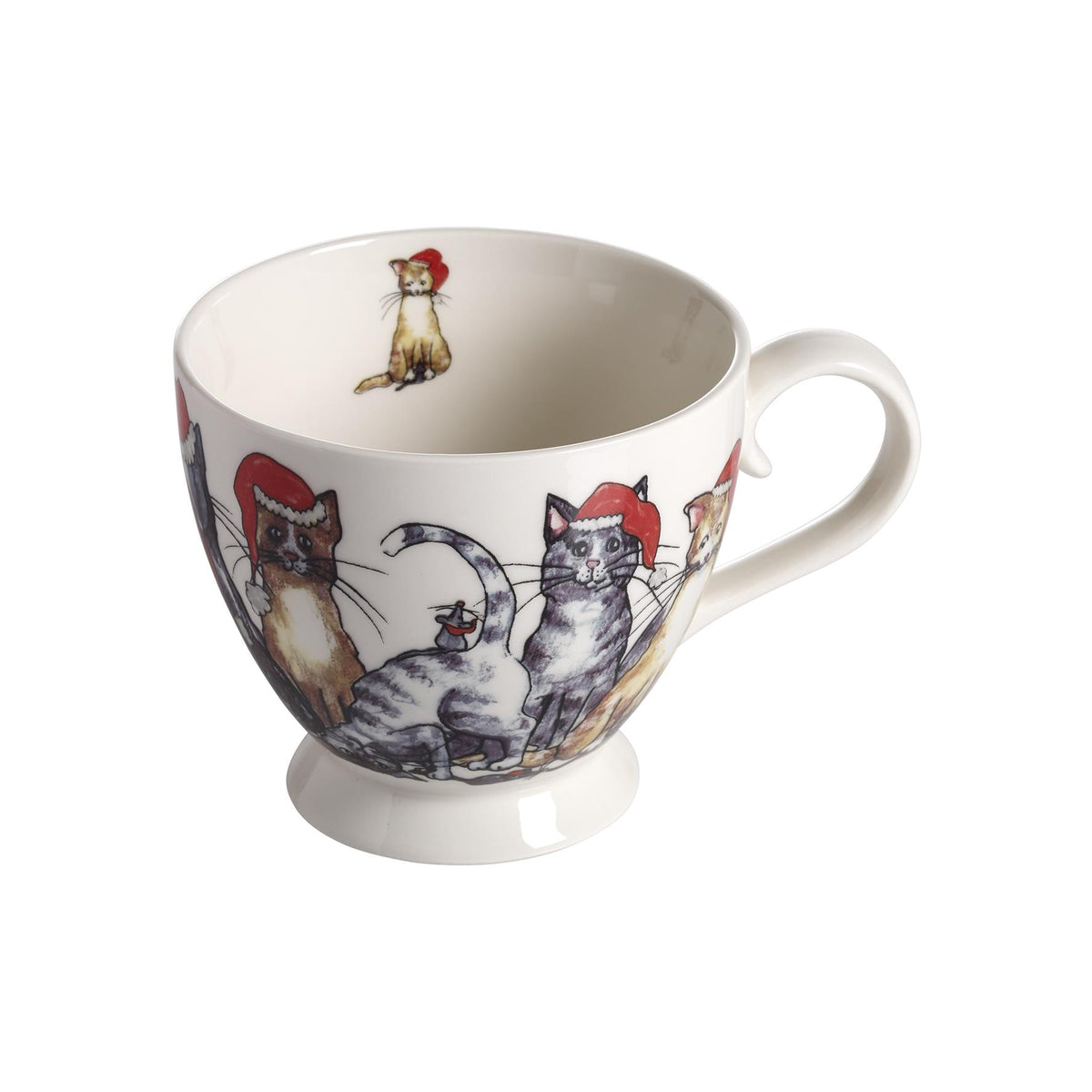 Tekopp, julekatter, H.10cm, 40cl