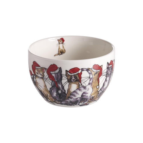 Bolle, julekatter, Ø13cm, H.8,5cm, 70cl