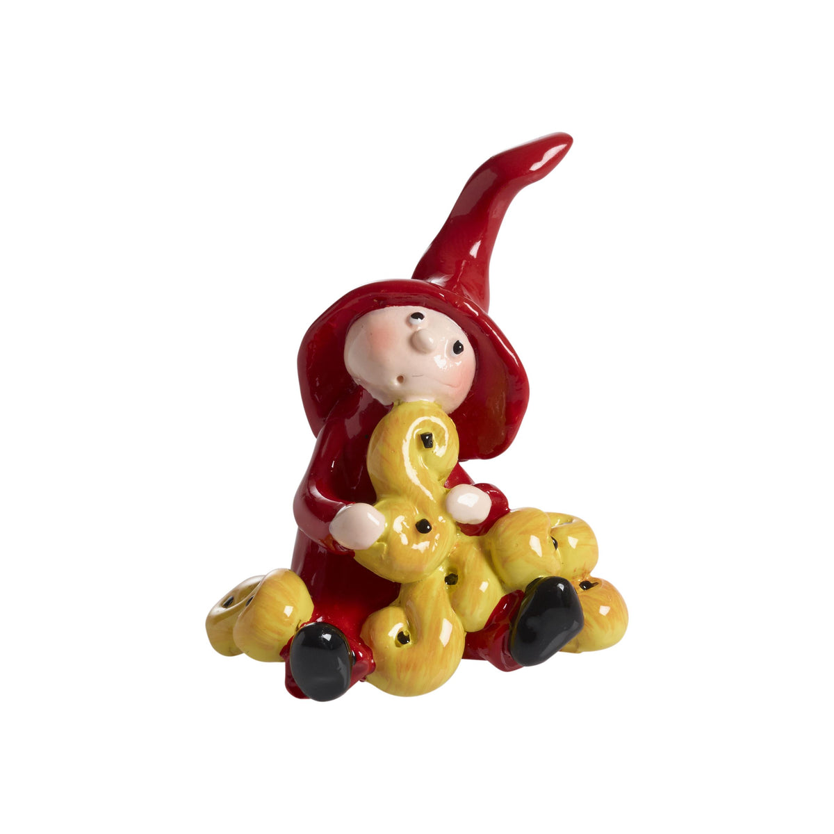 Nisse, safransbolle-motiv, H.6,5cm