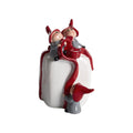 Nisse med gave, H.6cm