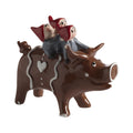 Nisse, pepperkakegris-motiv, H.6,5cm