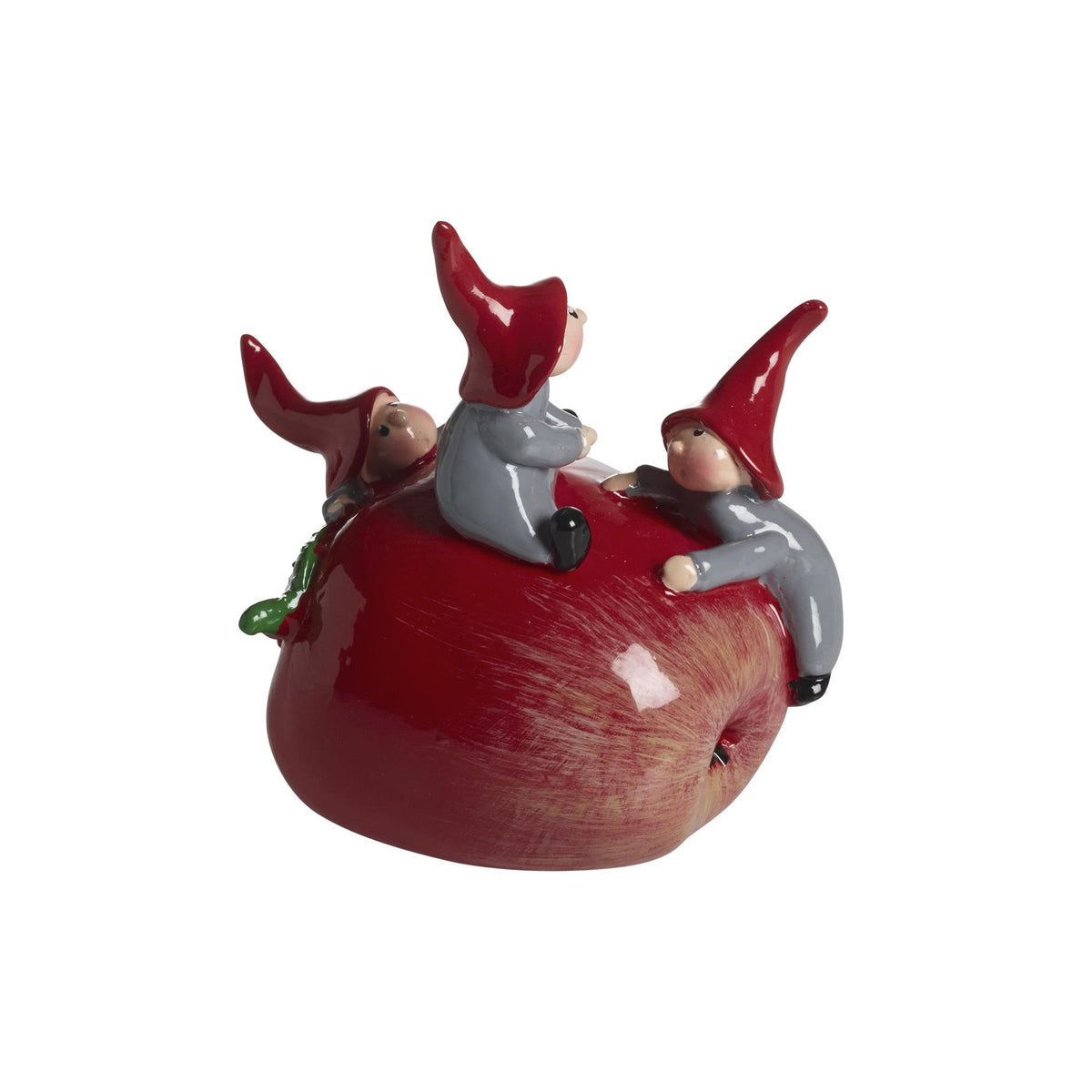 Nisse med eple, H.9cm