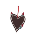 Tre-ornament, pepperkakemann, H.10cm