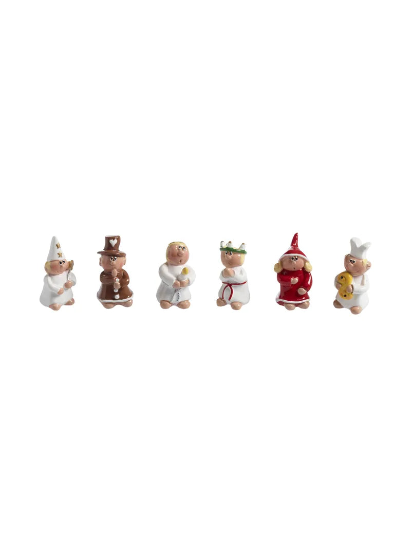 Lucia, liten, 6-pakning, H.3,5cm
