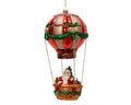 Glasskule med hengende nisse