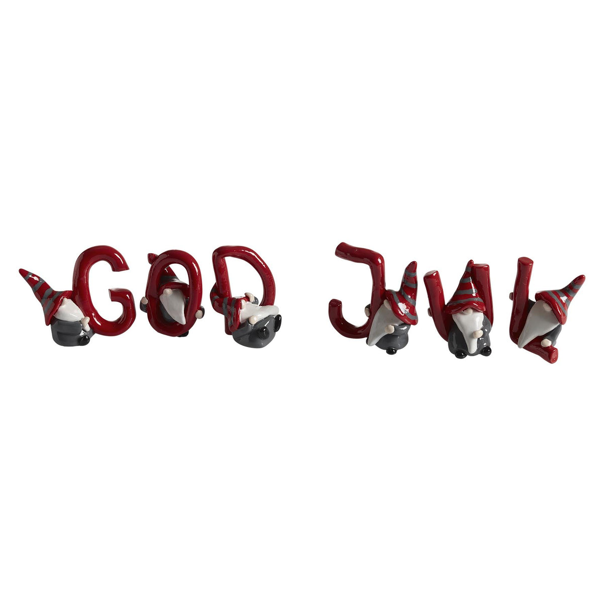 «God Jul»-figur, L.34cm/H.6cm