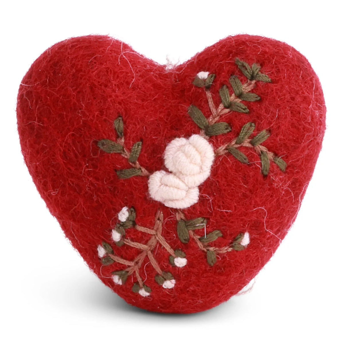 Hjerte med broderi