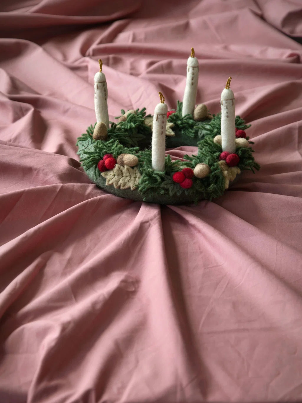 Adventskrans, 20 cm