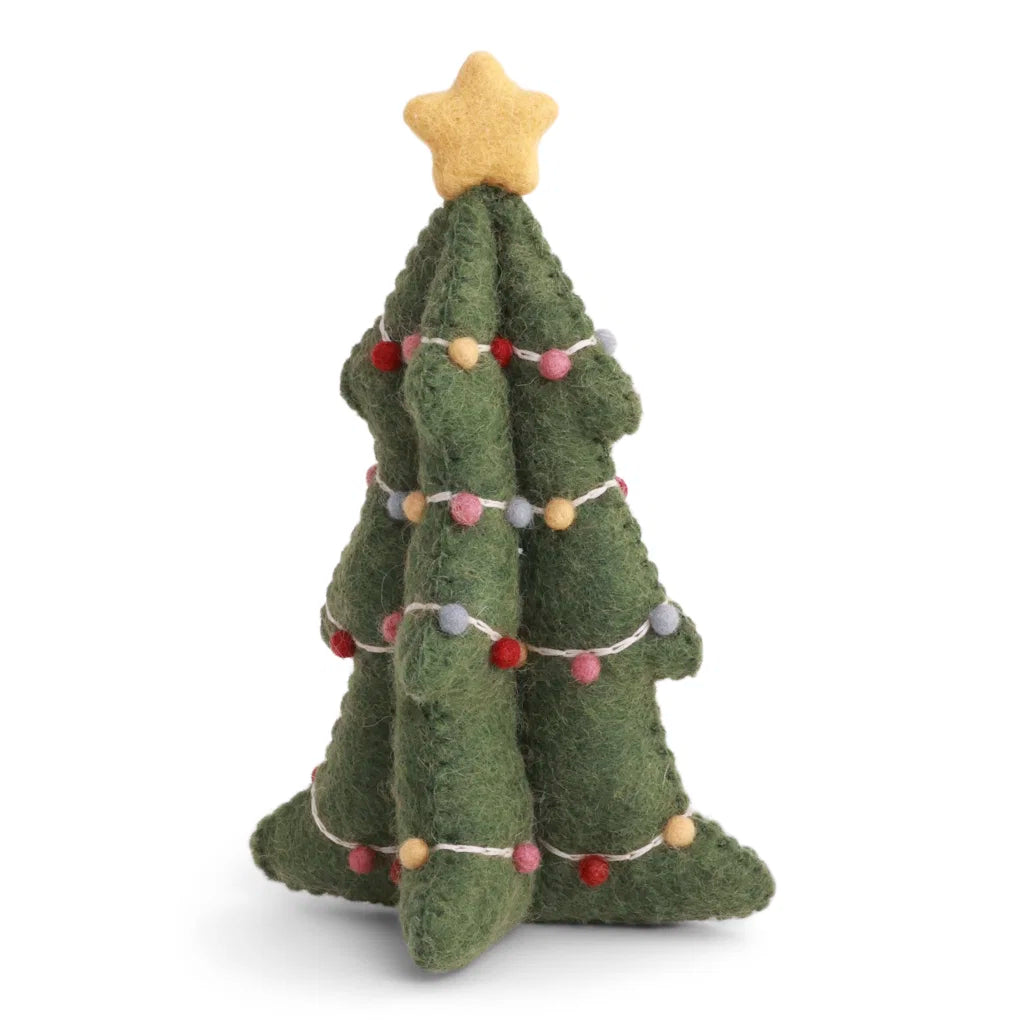 Juletre med girlander, 22 cm