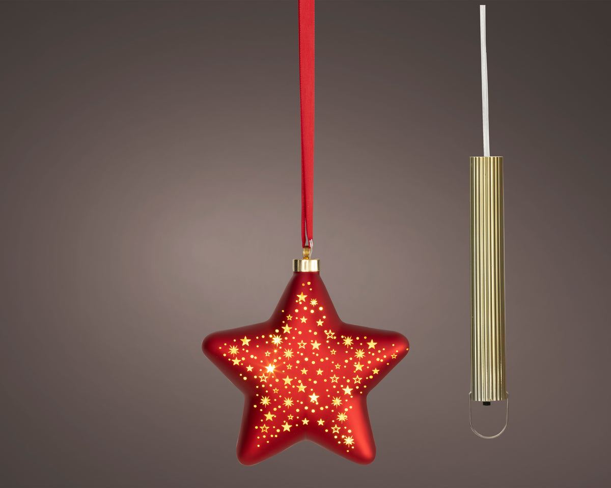 Mikro-LED stjerne, batteridrevet