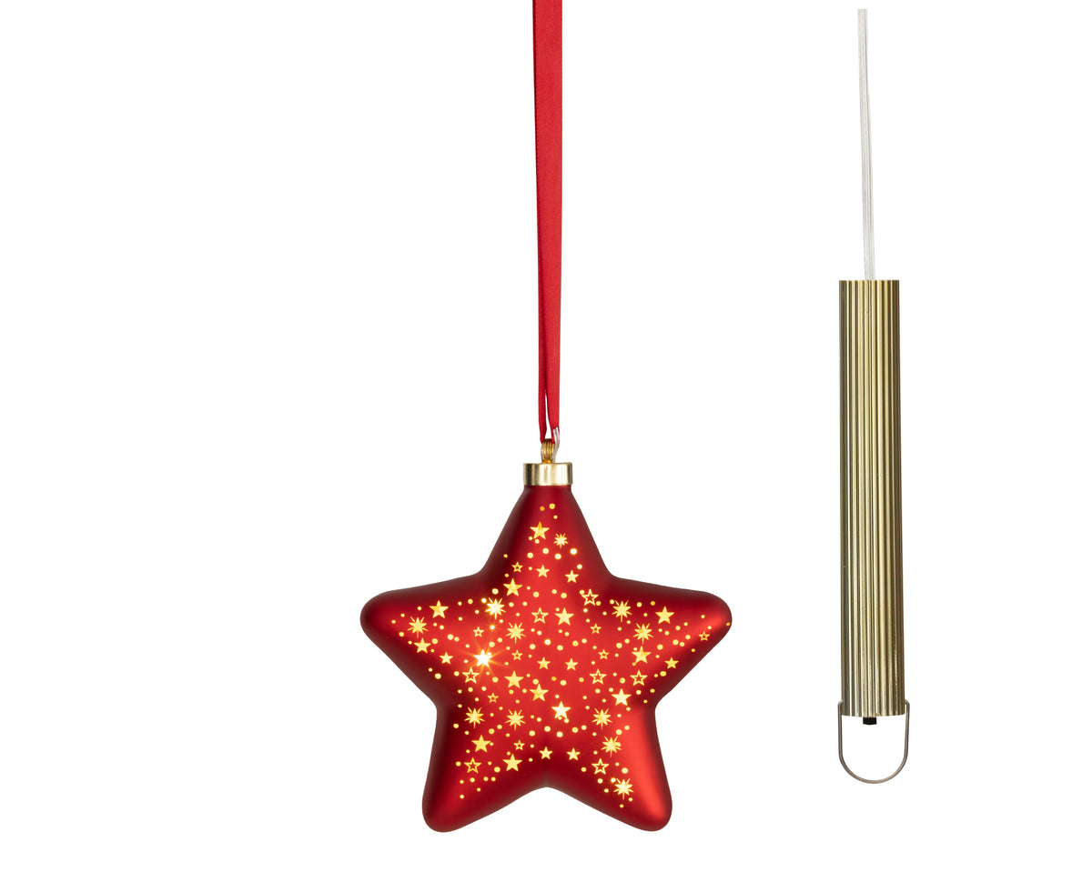 Mikro-LED stjerne, batteridrevet