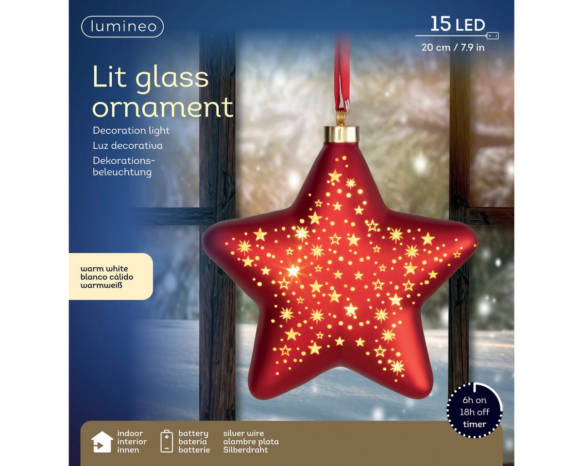 Mikro-LED stjerne, batteridrevet