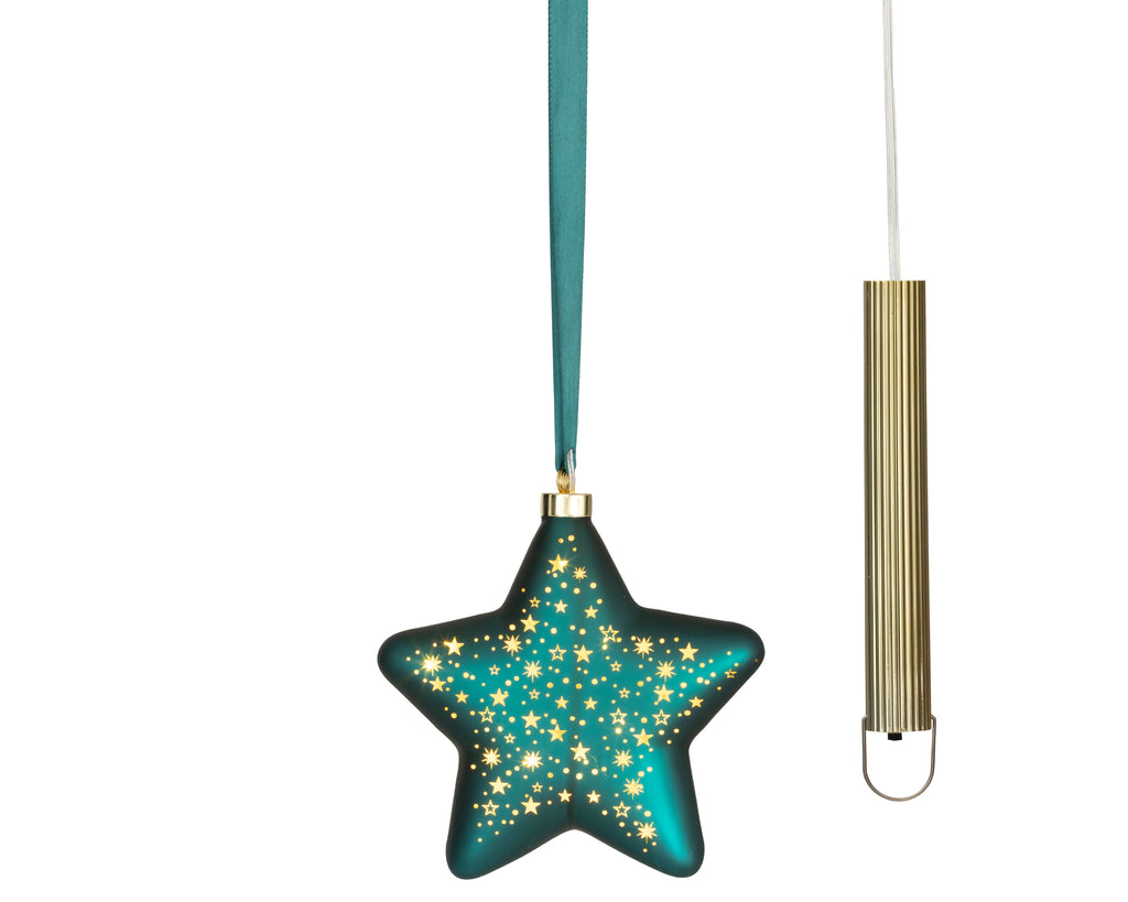 Mikro-LED stjerne, batteridrevet