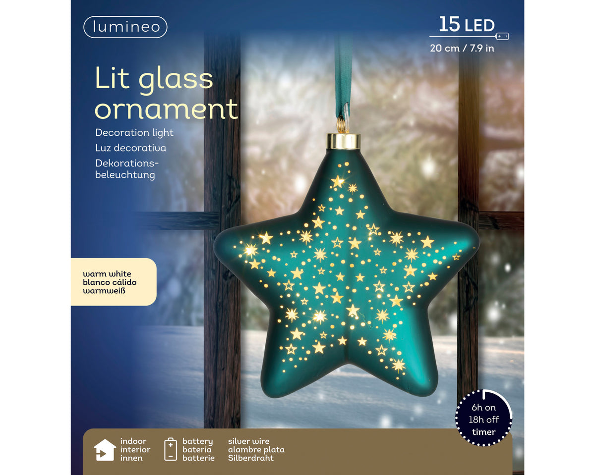 Mikro-LED stjerne, batteridrevet