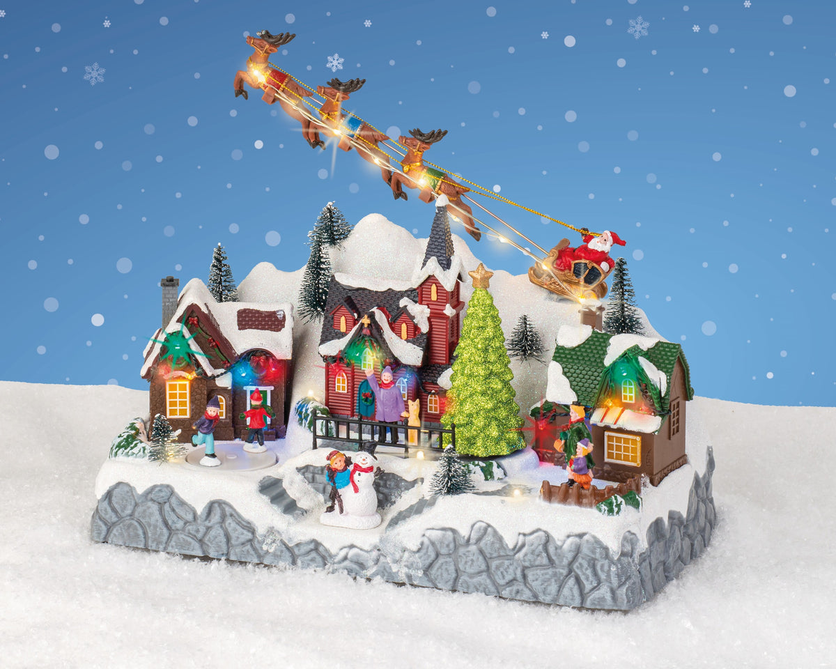 LED-lysbilde i plast med blinkeffekt, Mix/Mix