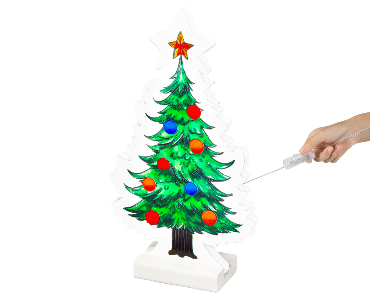 LED-lysfigur, batteridrevet, Varmhvit (488339)