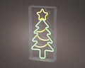LED-neonlys, juletre i plast (USB)