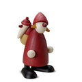 Fru Claus med baby i sekken, liten