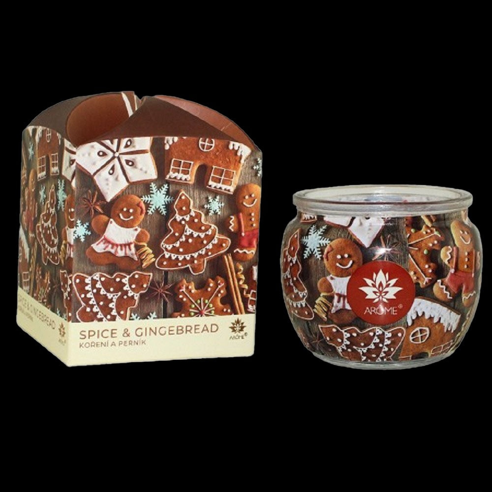 Duftlys i eske, Spice and Gingerbread, 90 g