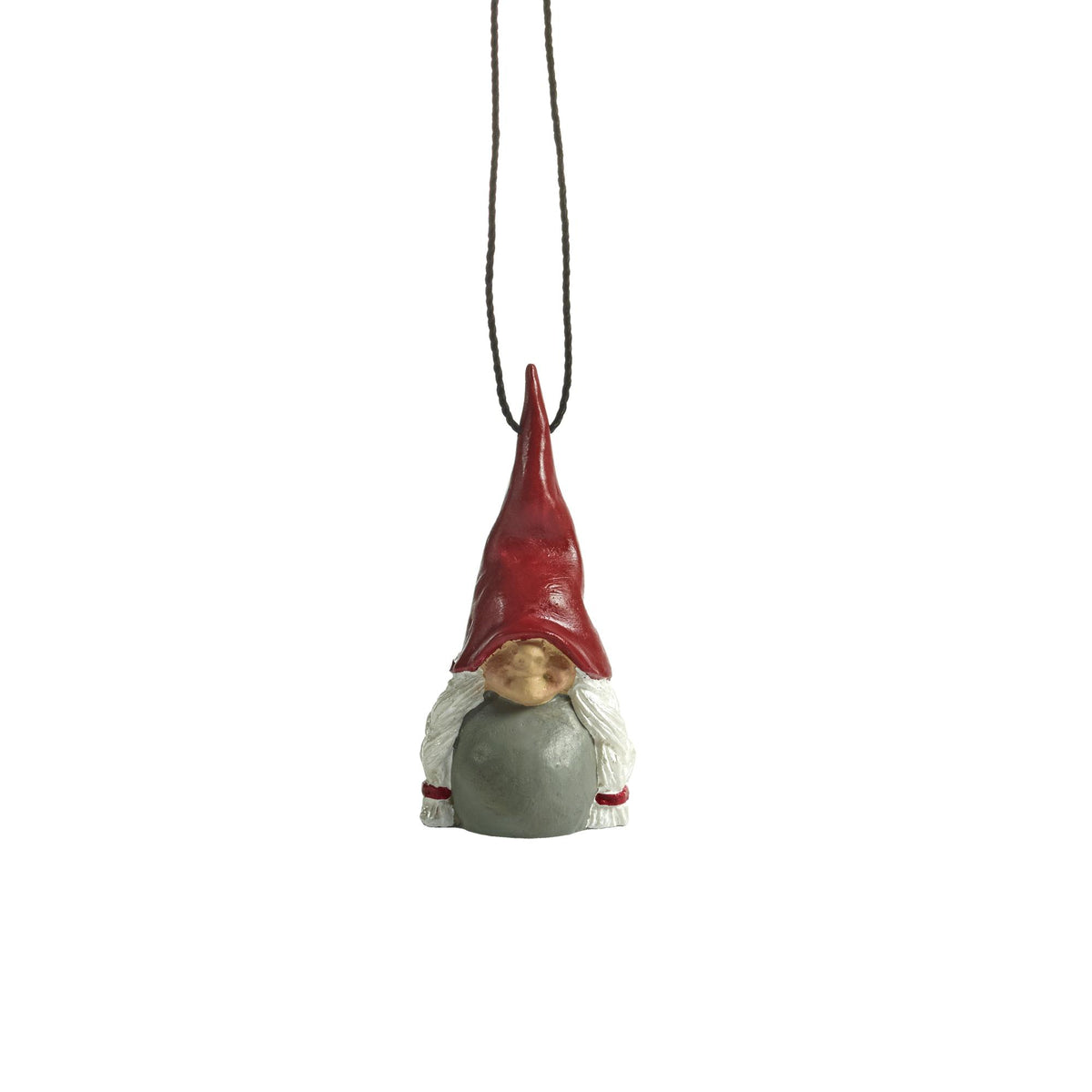 Hengende julenissemor med høy hatt, H.6cm