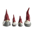 Julenissevenner med høy hatt, 4 stk, H.3,5-7cm