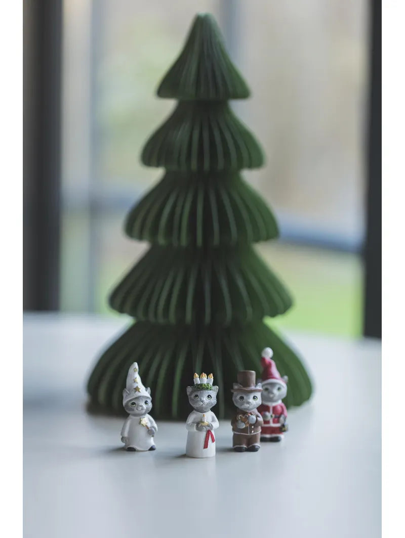 Lucia 4-pakning, katter, H.4-5cm