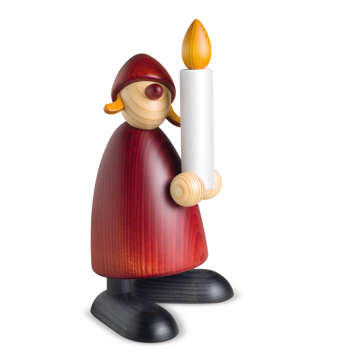 Fru Claus med lys, stor