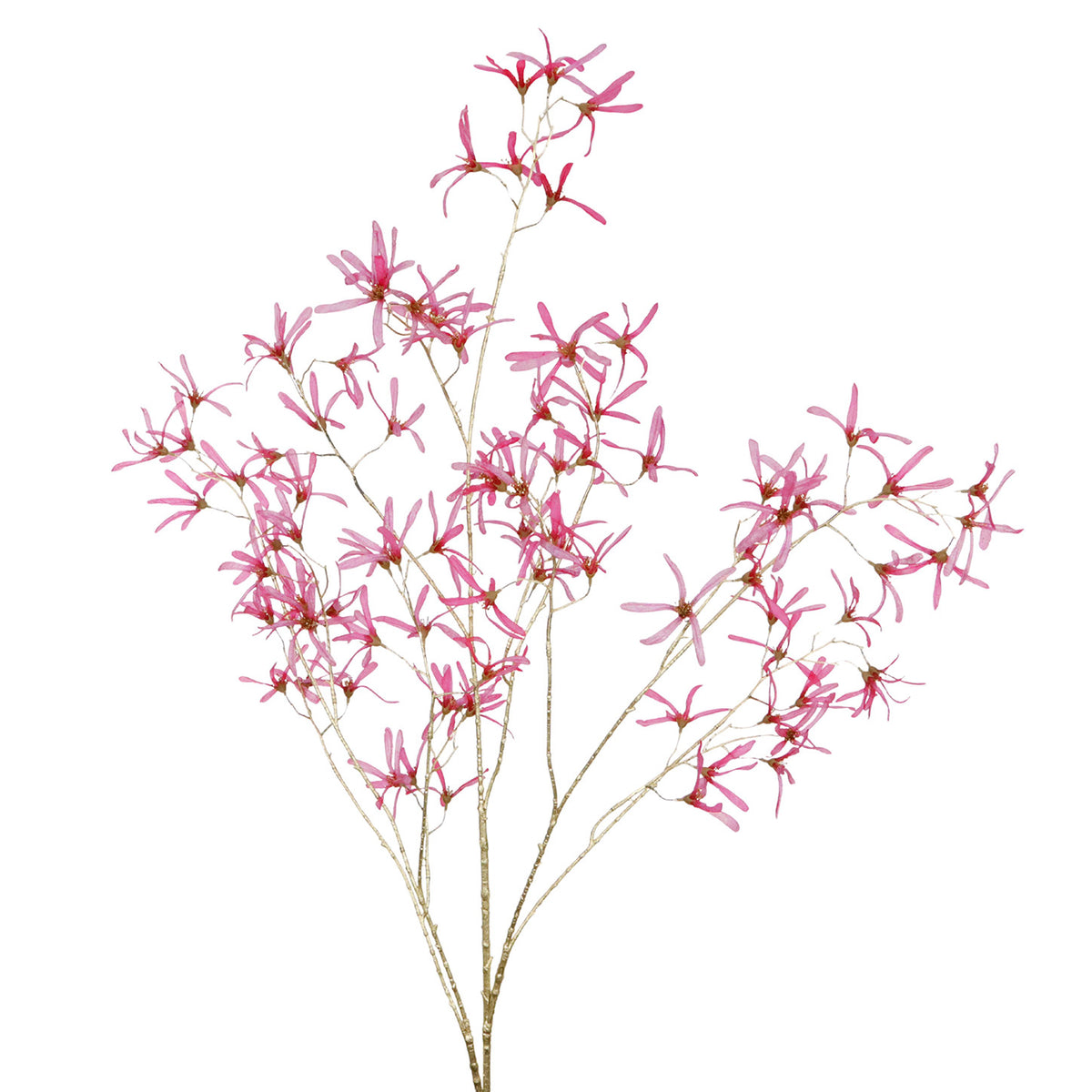 Blomsterstilk, rosa/gull, 138 cm