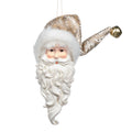 Julepynt julenissehode, krem/champagne, 18 cm