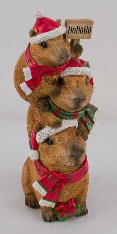 Julekapybara på rad