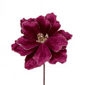 Glitrende magnoliastilk, burgunder/gull, 45 cm