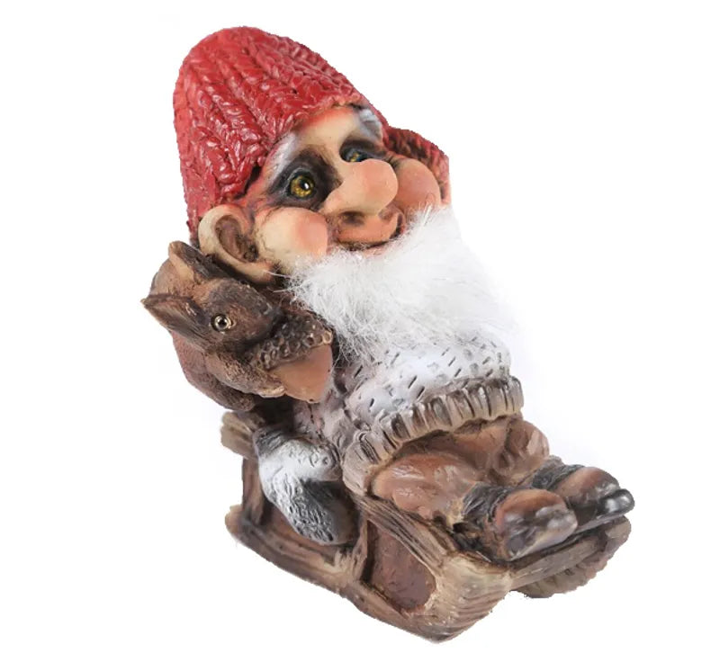 Nissetroll på kjelke